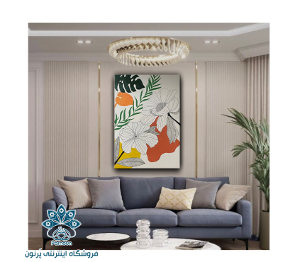 تابلو نقاشی دکوراتیو مدل گل 