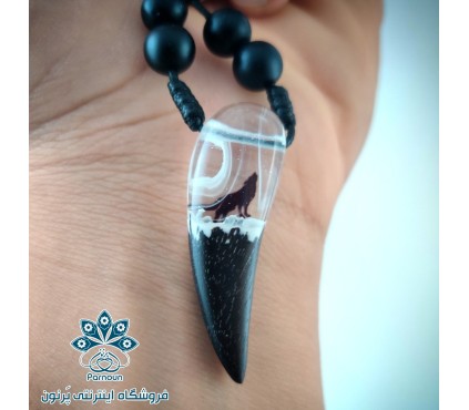 گردنبند شبتاب دندان گرگ 