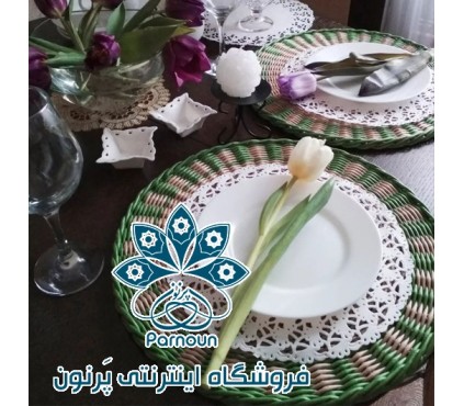 زیربشقابی حصیری مدل ماسو