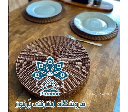 زیربشقابی حصیری مدل ماسو