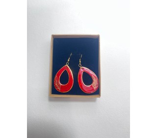 گوشواره ی اشکی طرح جوانه گندم