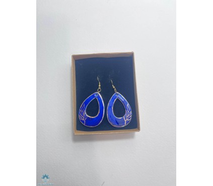 گوشواره ی اشکی طرح جوانه گندم