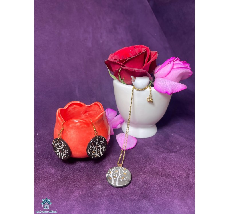 نیم ست طرح درخت زندگی