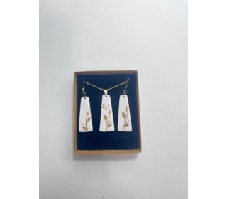 نیم ست برگ های طلایی