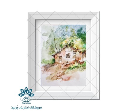 نقاشی"کلبه جنگلی"