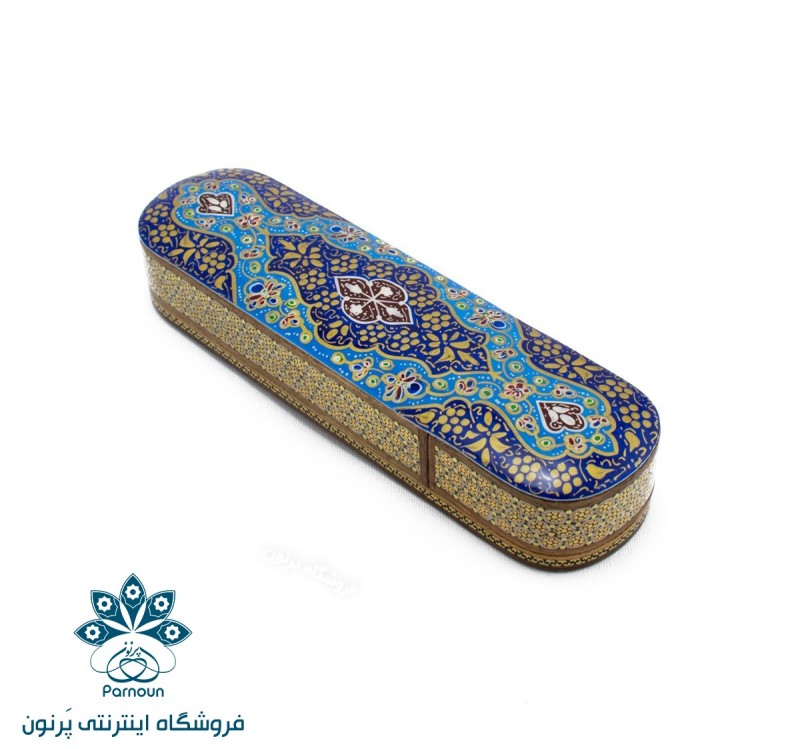 قلمدان کشویی خاتم و نقاشی