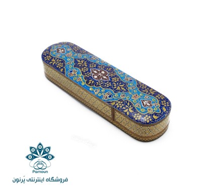 قلمدان کشویی خاتم و نقاشی