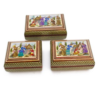 جعبه جواهرات خاتم و نقاشی لوکس