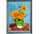 تابلو نقاشی گل آفتابگردان