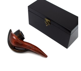 پیپ چوبی دست‌ساز طرح چراغ جادو