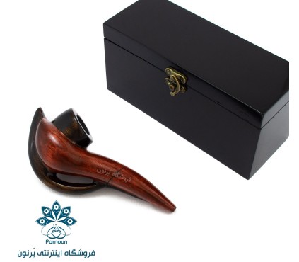 پیپ چوبی دست‌ساز طرح چراغ جادو