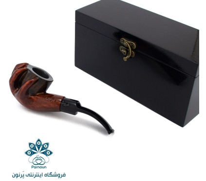 پیپ چوبی دست‌ساز طرح دست شیطان