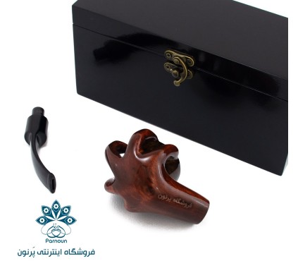 پیپ چوبی دست‌ساز طرح دست شیطان