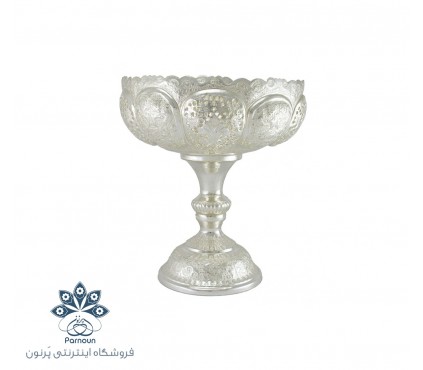 میوه خوری قلمزنی طرح نقره 23 سانتیمتری