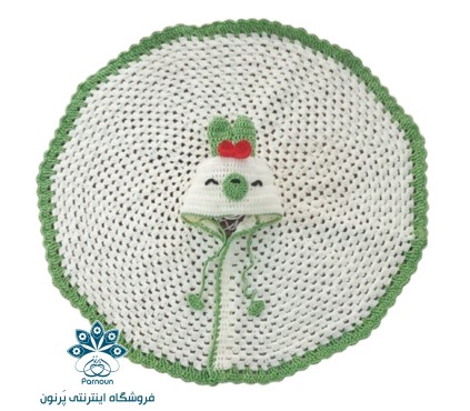 شنل نوزادی قلاب بافی