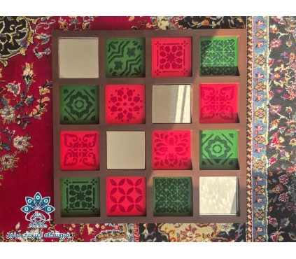 قاب آینه طرح کاشی