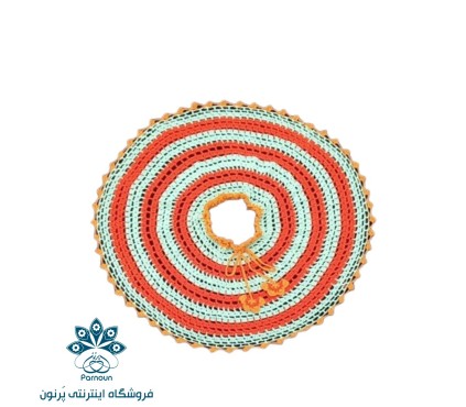 شنل گرد قلاب بافی