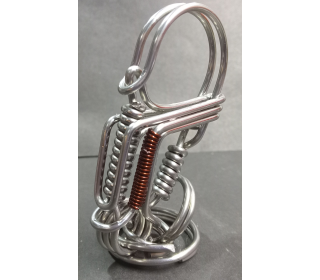 Entangled Time Keychain