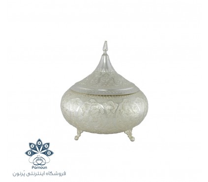 شکلات خوری قلمزنی نقره نما