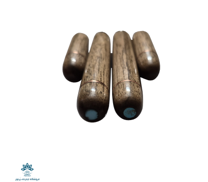 ست خودکار و روان نویس چوبی  دست ساز مدل Wood Face