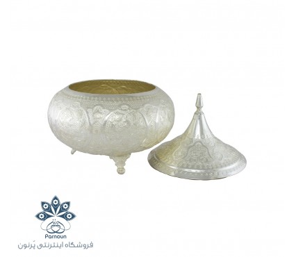 شکلات خوری قلمزنی نقره نما