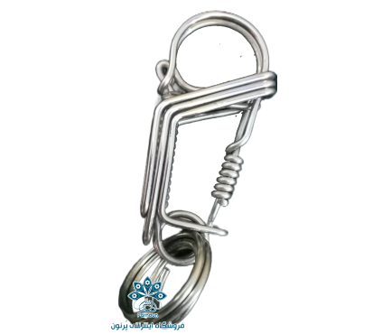 جاکلیدی دست‌ساز استیل 316 با فنر مقاوم