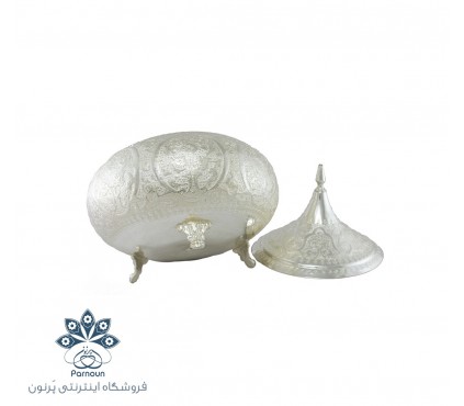 شکلات خوری قلمزنی نقره نما