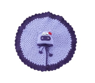 شنل نوزادی مدل اسب آبی