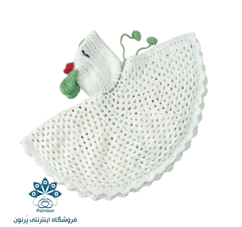 شنل نوزادی قلاب بافی