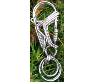 جاکلیدی دستساز استیل | مدل آرامش