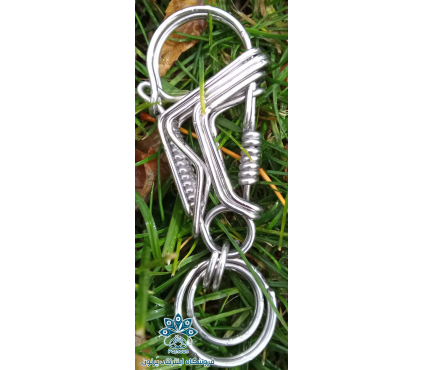 جاکلیدی دستساز استیل | مدل آرامش