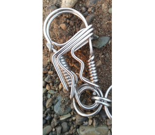 طرح مواج | جاکلیدی دستساز استیل 316