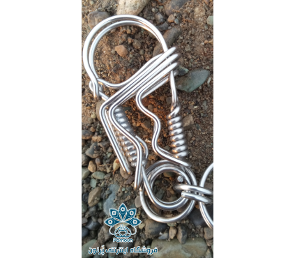 طرح مواج | جاکلیدی دستساز استیل 316