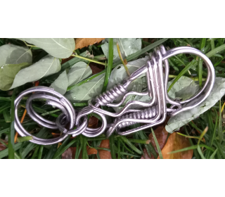 طرح مواج 2 | جاکلیدی دستساز استیل 316