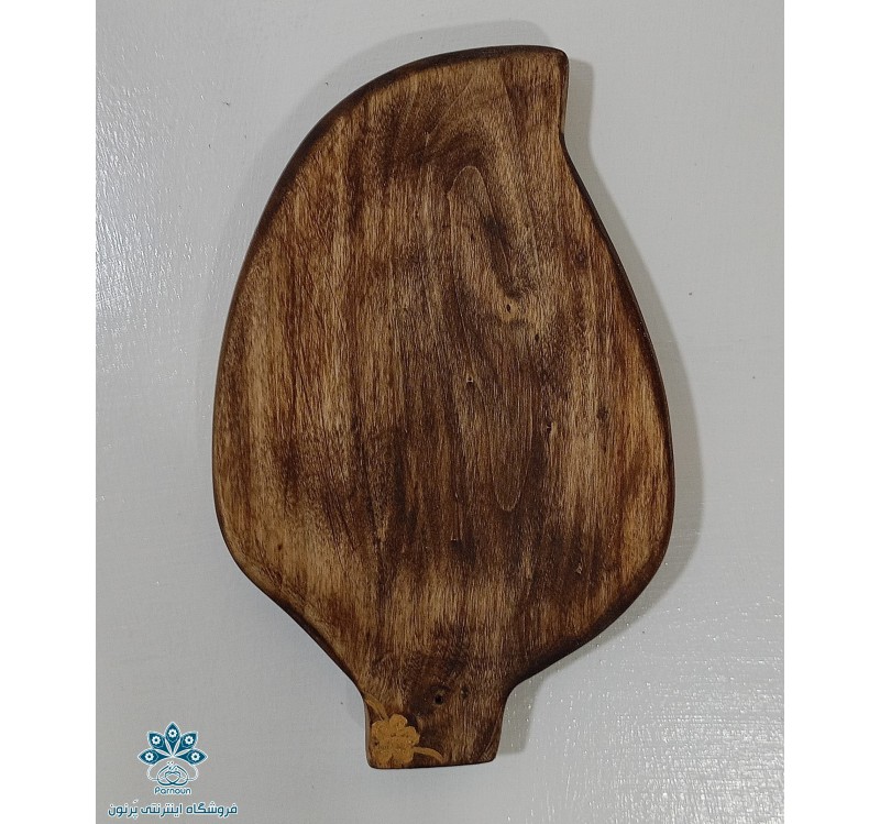 جا عودی چوبی طرح برگ دست ساز