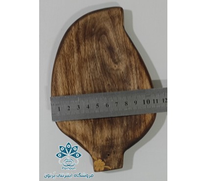 جا عودی چوبی طرح برگ دست ساز