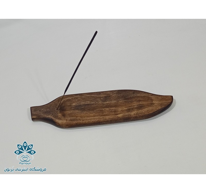 جا عودی چوبی طرح برگ