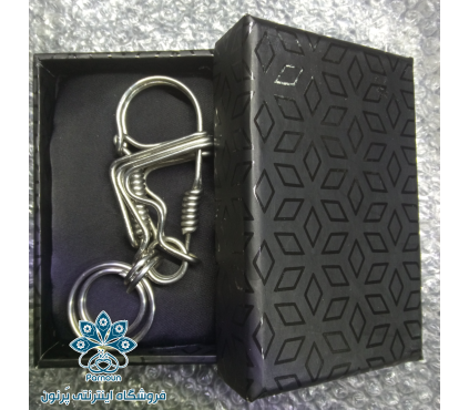 سرکلیدی استیل طرح آب سنگ