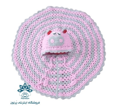 Copy of شنل نوزادی صورتی