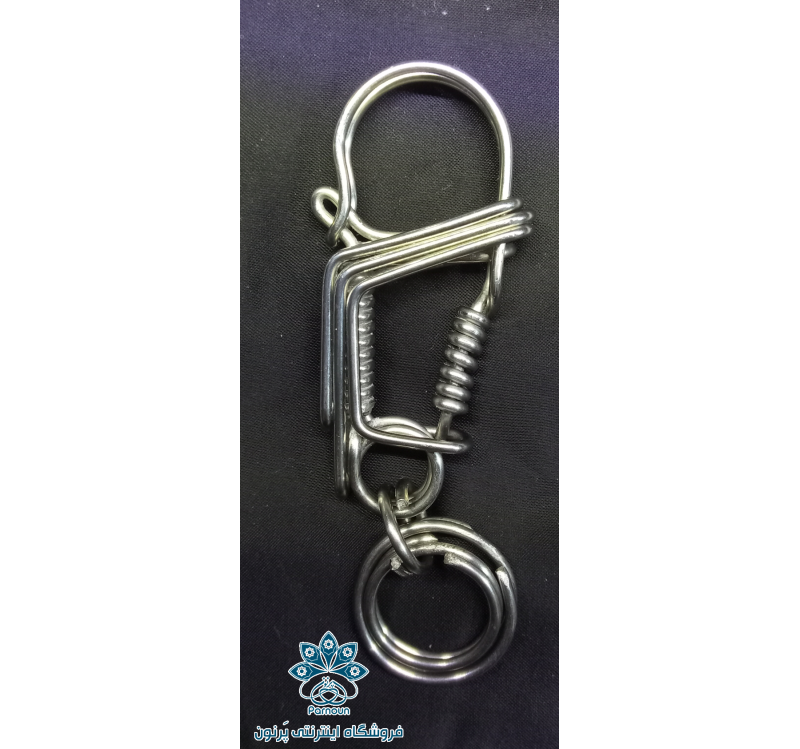 سرکلیدی دستساز استیل گنج اسرار | ثمین