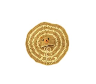  شنل نوزادی دو رنگ