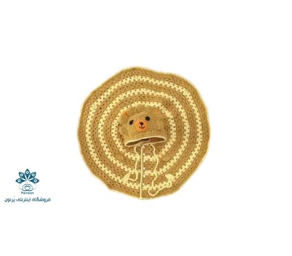  شنل نوزادی دو رنگ