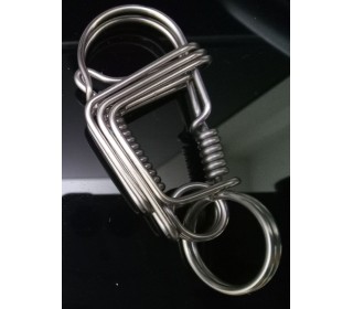 پک 3 عددی جاکلیدی استیل (عمده) | مناسب هدیه تبلیغاتی و سازمانی | تحویل 3 روزه