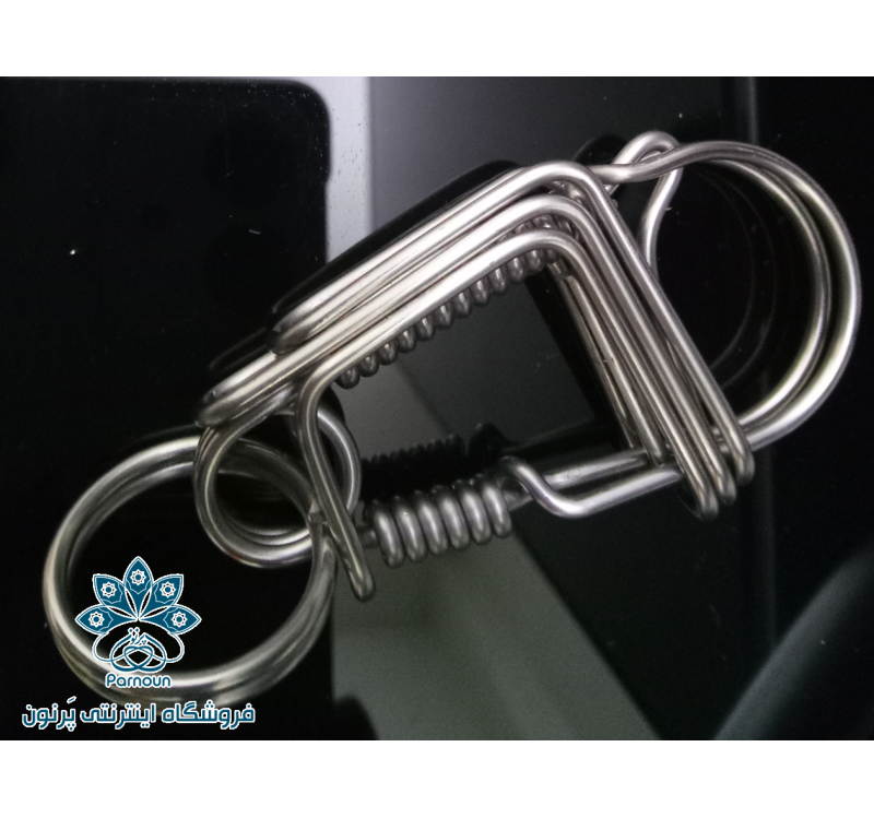 پک 5 عددی جاکلیدی استیل (عمده) | مناسب هدیه تبلیغاتی و سازمانی | تحویل 3 روزه