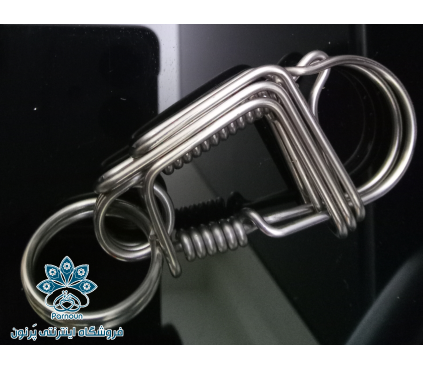 پک 5 عددی جاکلیدی استیل (عمده) | مناسب هدیه تبلیغاتی و سازمانی | تحویل 3 روزه