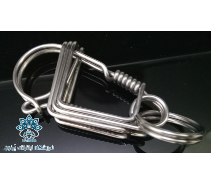 پک 5 عددی جاکلیدی استیل (عمده) | مناسب هدیه تبلیغاتی و سازمانی | تحویل 3 روزه