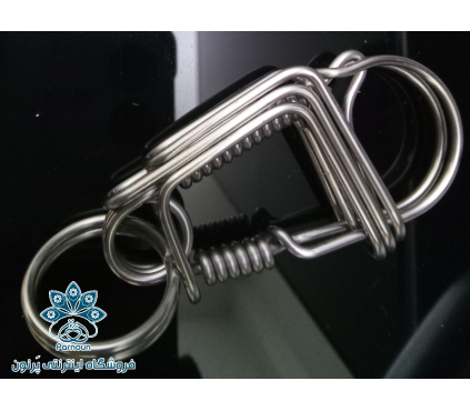 پک 5 عددی جاکلیدی استیل (عمده) | مناسب هدیه تبلیغاتی و سازمانی | تحویل 3 روزه