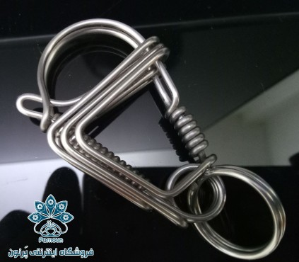 پک 5 عددی جاکلیدی استیل (عمده) | مناسب هدیه تبلیغاتی و سازمانی | تحویل 3 روزه