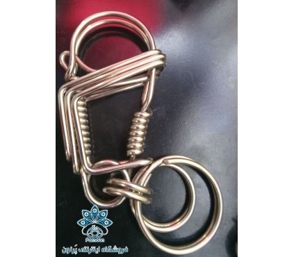 بسته‌ی 50 عددی جاکلیدی دست‌ساز استیل – فروش عمده