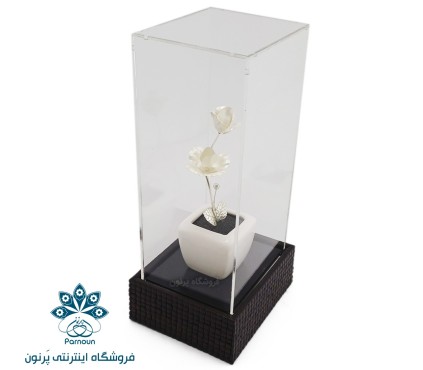 تندیس گل رز نقره عیار 84